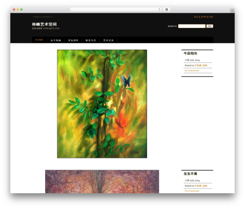 Ocular Professor WordPress theme - linfengart.com