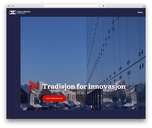 Odd Berg WordPress theme - oddberg.no