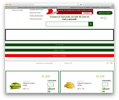 Ogami WordPress theme - solofruver.com