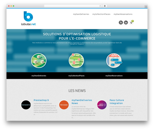PixelPress WordPress theme design - labulle.fr