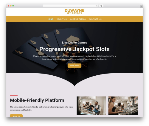 Presazine theme WordPress - duwaynebridges.com Presazine theme WordPress - duwaynebridges.com