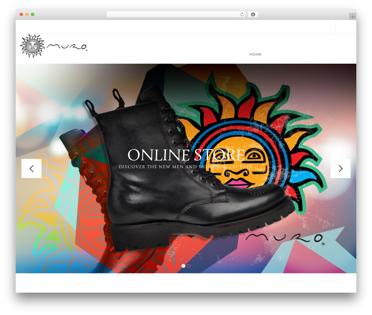 Sebian WordPress theme - muroshoes.com