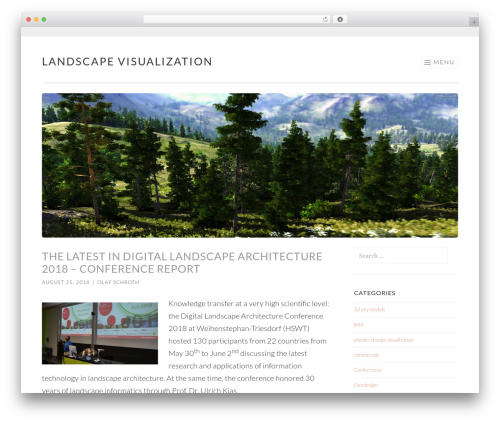 Sketch garden WordPress theme - lviz.de