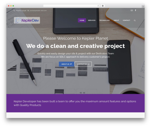 Skyline best WordPress theme - kepler-dev.com