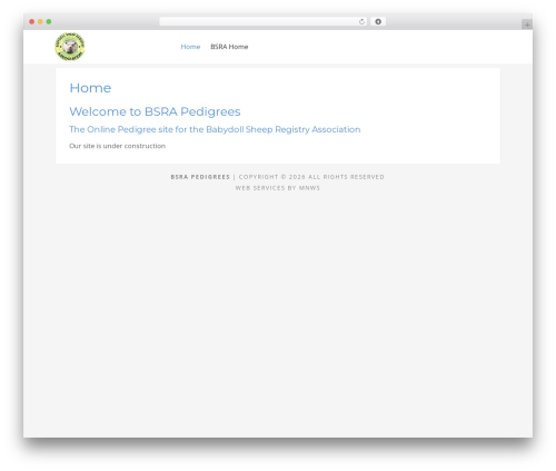 Summit WordPress theme - bsra-pedigrees.org