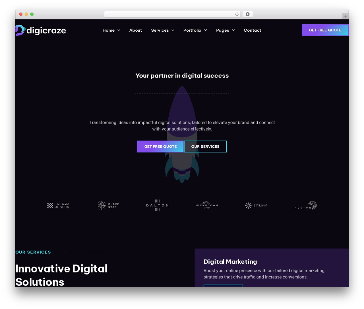 Theme WordPress Hello Elementor - www.digicraze.oxaart.com