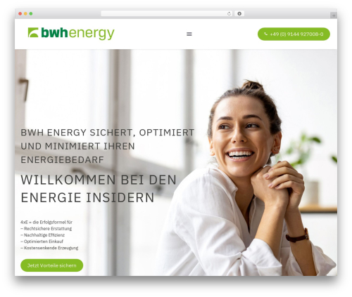 Thegem elements WordPress plugin - bwh-energy.de