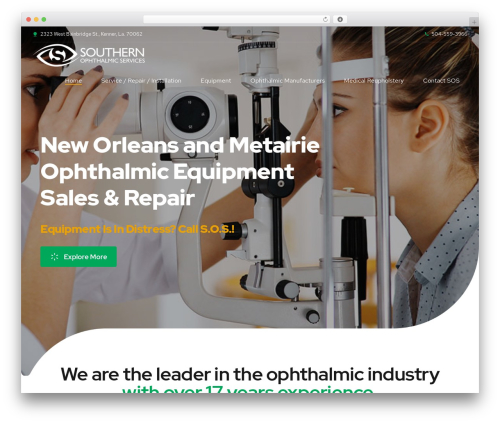 Theme WordPress Ajani - southernophthalmicservices.com
