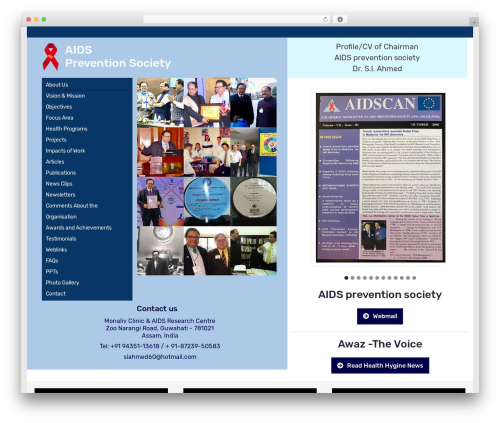 Theme WordPress APSIndia Theme - apsindia.org