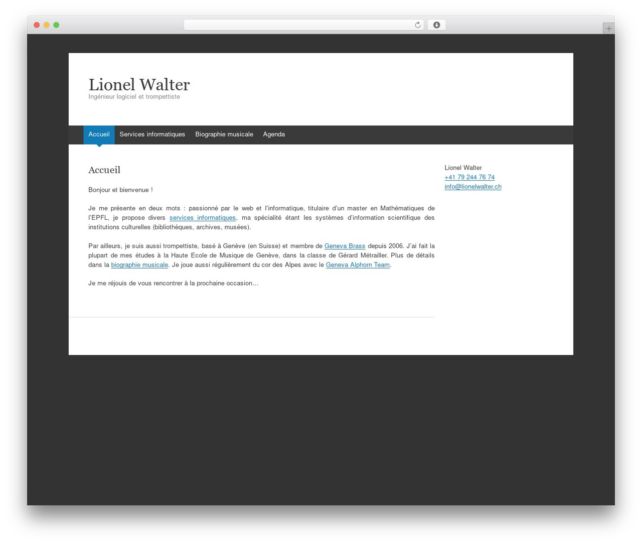 Theme WordPress Expound - lionelwalter.ch