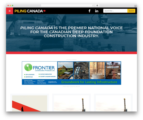 Theme WordPress Piling Canada - pilingcanada.ca