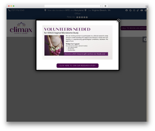 WordPress theme Classy - Child - helloclimax.com