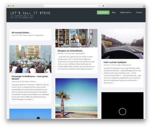 WordPress theme Klasik - letscallitsteve.com