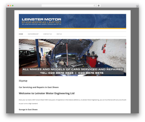 WordPress theme Tiny Forge - leinstermotors.co.uk