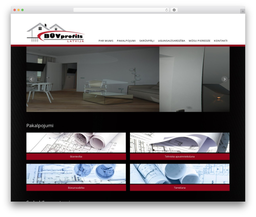 WordPress theme Accentuate WP - buvprofils.lv