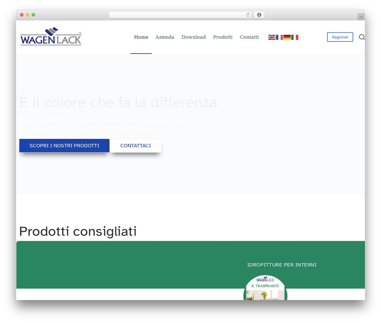 WordPress theme Blocksy - wagenlack.it