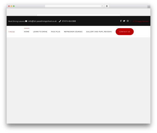 WordPress theme DreeveX - 1st-passdrivingschool.co.uk