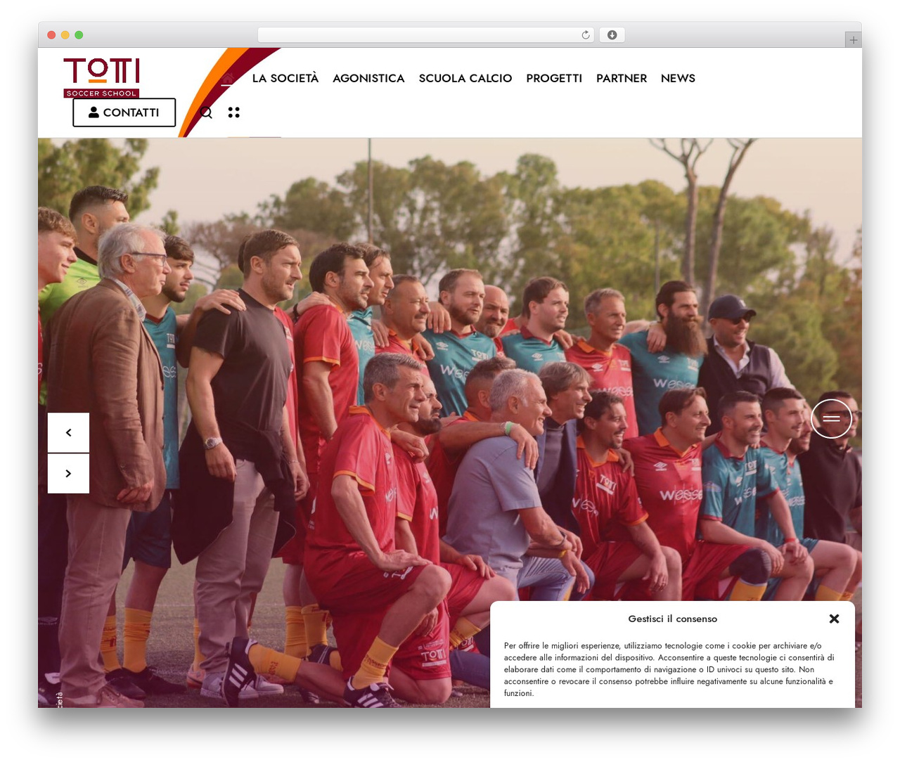 WordPress theme Impeka - tottisoccerschool.it