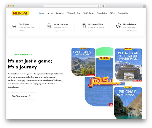 WordPress theme Prinox - meerbal.com