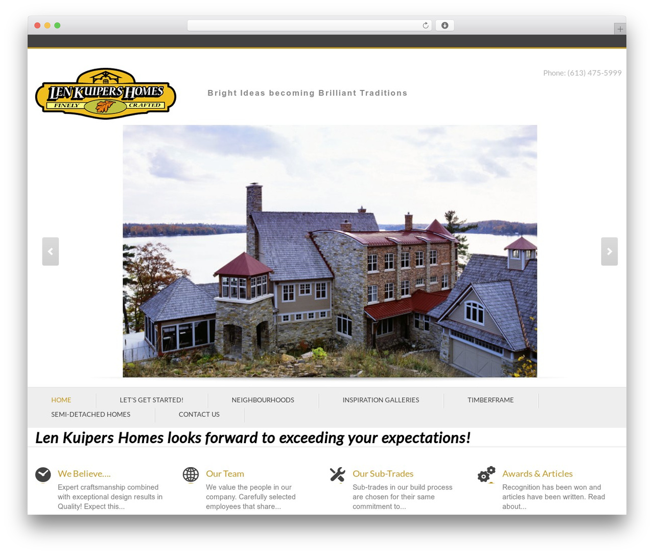 cherry WordPress theme - lenkuipershomes.com