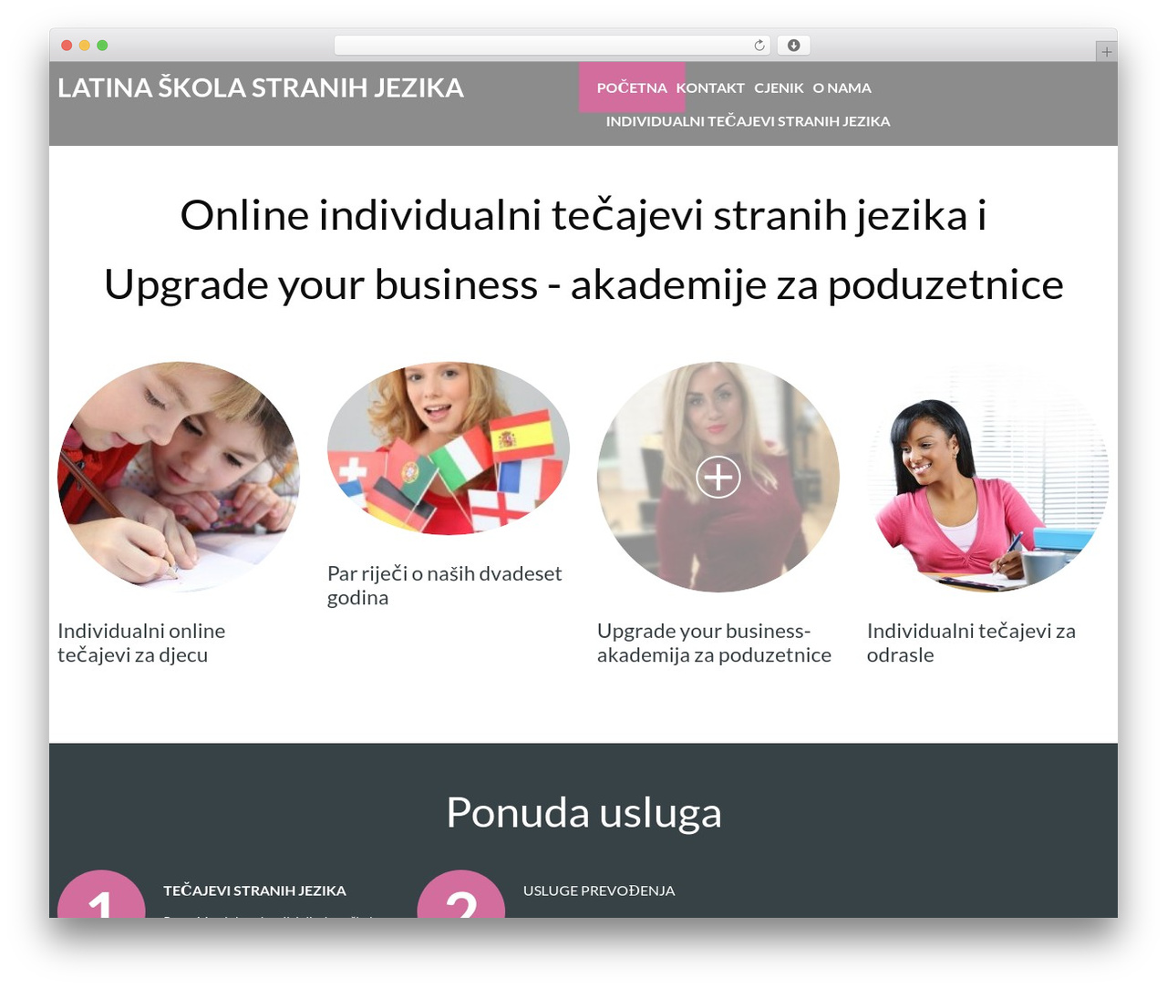 cherry WordPress theme - latina.hr