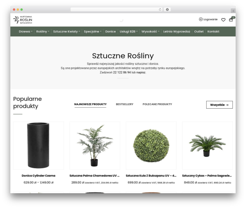 Davici theme WordPress - sztuczne-rosliny.pl