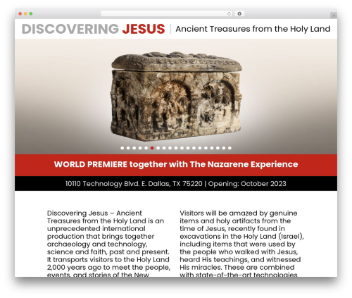 Divi WordPress theme - discoveringjesus1.com