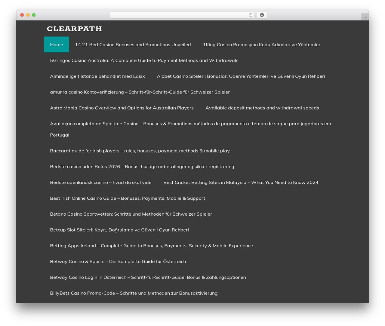 Elmax WordPress theme - clearpath.co.ke