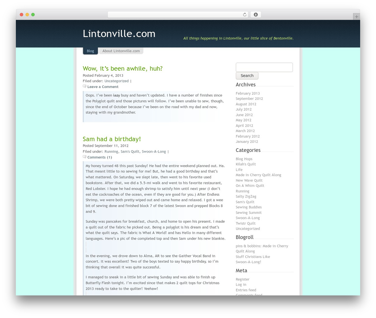 Light WordPress theme - lintonville.com Light WordPress theme - lintonville.com