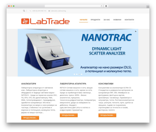 Maxima theme WordPress - labtrade-va.com