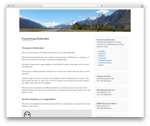Responsive Pro WordPress theme - psycholoogrotterdam.eu