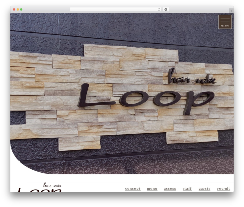 Theme WordPress Loop - hairmakeloop.com