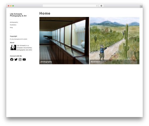 Touchfolio theme WordPress - lillyschwartz.com