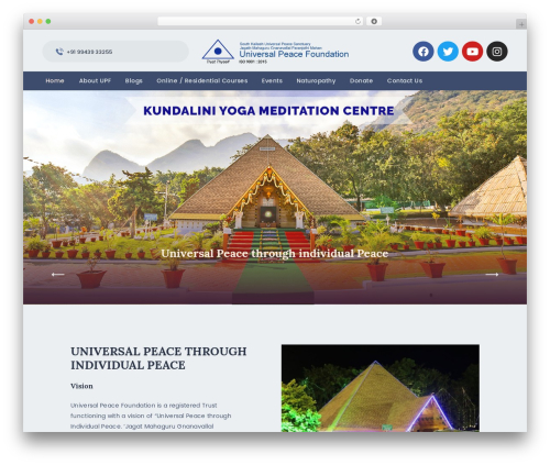 Trx_socials WordPress plugin - universalpeacefoundation.org
