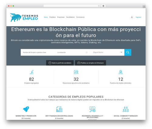 WordPress theme Careerfy - tenemosempleo.com