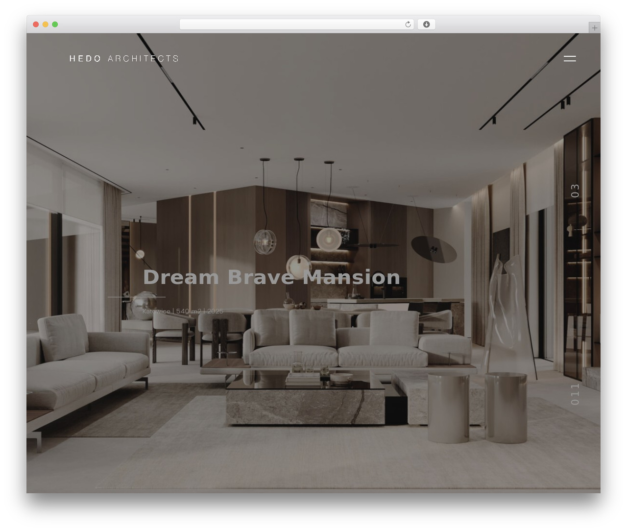 WordPress theme Arcdeco - hedoarchitects.pl
