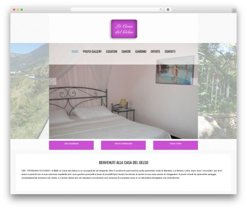 WordPress website theme Socha Responsive Theme - lacasadelgelso.it/sito