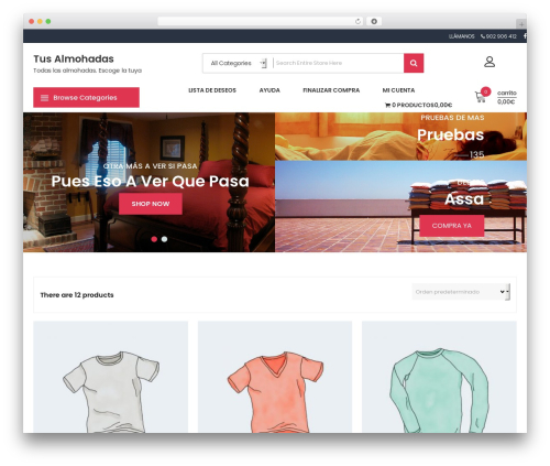 Zigcy Lite WordPress theme - tusalmohadas.com