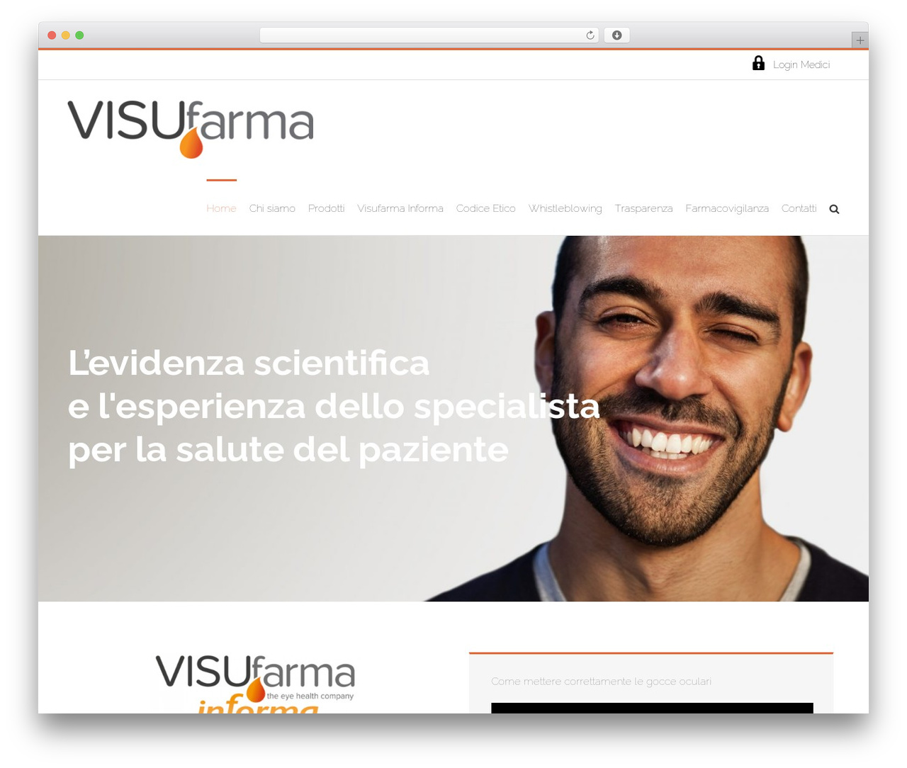 Avada WordPress theme - visufarma.it