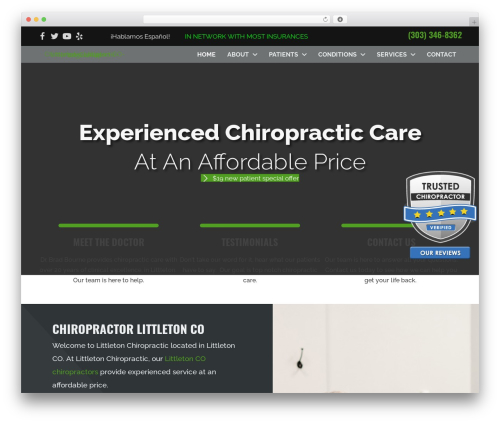 Press releases client WordPress plugin - littleton-chiropractic-co.com