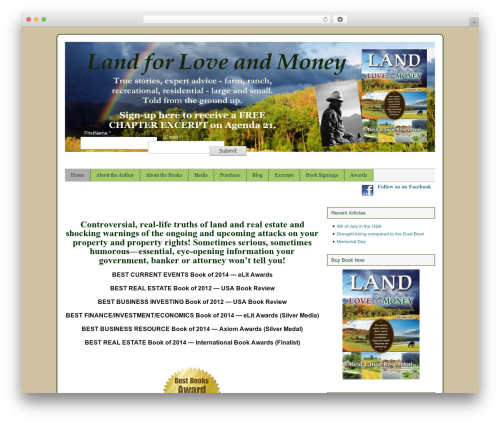Catalyst premium WordPress theme - landforloveandmoney.com