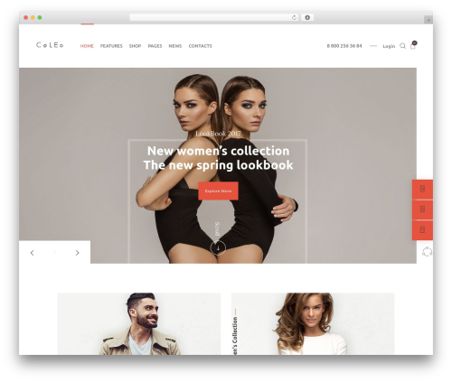 Coleo theme WordPress - coleo.themerex.net