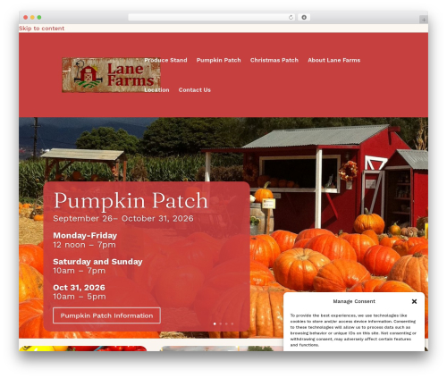 Divi WordPress theme - lanefarmssb.com