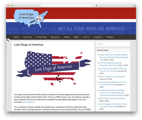 FlatBox theme WordPress - lostdogsofamerica.org FlatBox theme WordPress - lostdogsofamerica.org