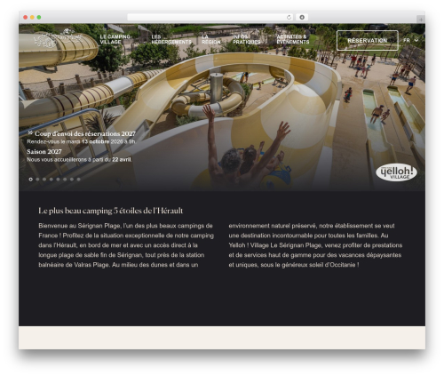 Interaview Responsive Sérignan theme WordPress - leserignanplage.com