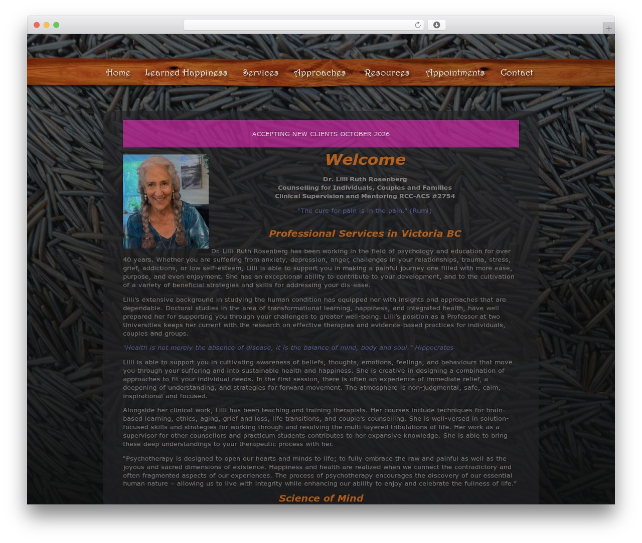 Lilli-Rosenberg WordPress theme - lilliruthrosenberg.com