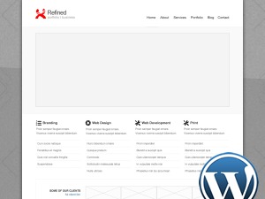 Refined WP top WordPress theme by bitpub