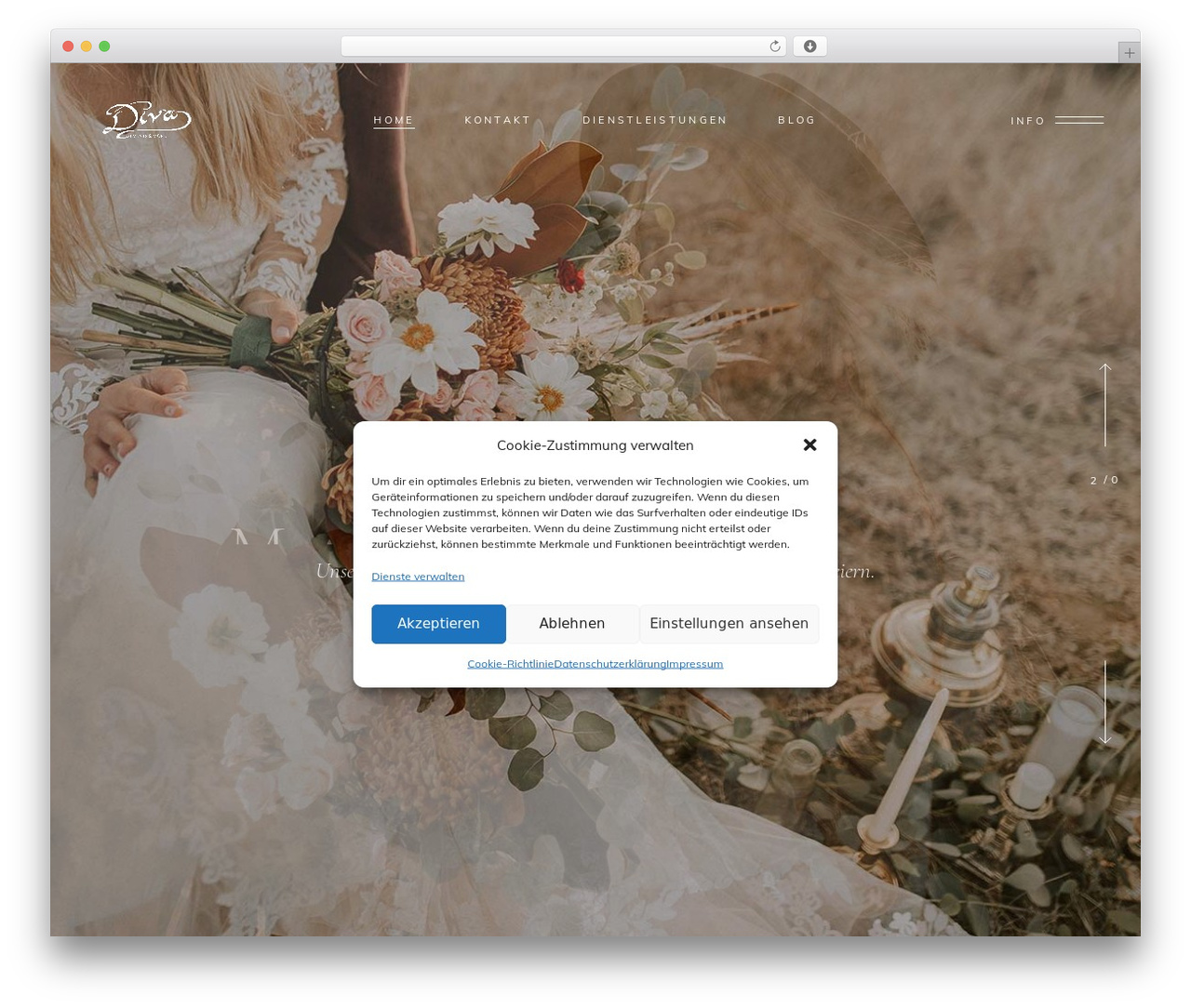 Solene WordPress theme - diva-ilsfeld.de