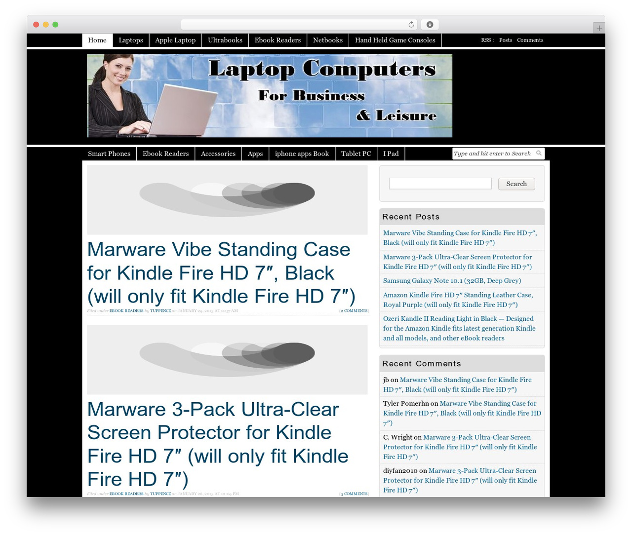 SWIFT WordPress theme - lap-tops.net