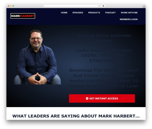Theme WordPress ThemeBuilder Theme - markharbert.com